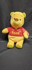 Disney Ty Sparkle Winnie The Pooh Bear Bean Bag Plush Stuffed Animal Tags Clean
