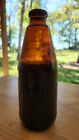 Vintage Anheuser Busch Amber Beer Bottle Still Capped