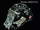 New Invicta 48mm Men s Pro Diver Scuba Chronograph Black Dial Triple Black Watch