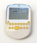 2008 Radica Big Screen Solitaire Handheld 2 Games In 1 Lighted Working Yellow 