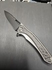 Maxace Amber Carbon Fiber Titanium Folding Knife