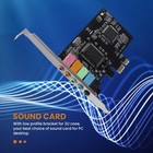 5 1 Internal Sound Card For  10 With Low Profile Bracket  3d Stereo Pci-e 9592
