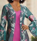18w Plus Ashro Pink Green Teal Formal Wedding Church Party Orlene Jacket Dress