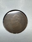 1884 Portuguese India 1 8 Tanga Copper Coin Km  307 - King Luiz I - Vg Goa