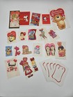 Vintage Lot Of 20 Children s Valentine s Cards Etc Unused W  Envelopes 