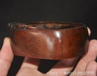 3 8 old China Ancient Dynasty Bronze Fengshui Fish Pen Wash Ashtray Statue