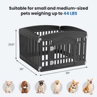 Homefla Dog Playpen Foldable Pet Pen With Door Indoor outdoor Puppy Customizable