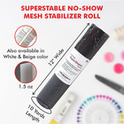 Invisible No-show Mesh Stabilizer  1 5 Oz Cutaway For Embroidery Machines-12 Inc