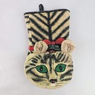 Vintage 1989 Zak Designs Cat Oven Mitt Holiday Seinfeld