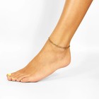 18k Gold Figaro 3mm Chain Bracelet anklet 5 2 