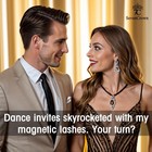 3d Magnetic Eyelashes With 1 Pair  pack Of 1   Black-full Volume 10 Pairs 