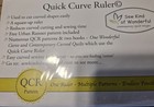Quick Curve Ruler - Sew Kind Of Wonderful - Curved Quilting Cutting Piecing Nip