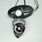 Vintage Sekonic Studio Deluxe L-28 C2 Exposure Light Meter W box   9pc Slides