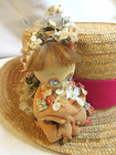 Rare toni Cotton Palm Beach made In Italy highly Collectible Straw Hat