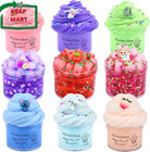 9 Pack Slime Kit  With 3 Jelly Cube Crunchy Slime And 3 Cloud Slime And 3 Butter