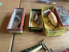Vintage Wooden Fishing Lures Lot