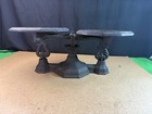 Antique 1860s Ornate Stuart   Peterson Cast Iron Balance Scale Victorian Rare
