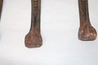 Lot Of  3 Cast Iron Ball Claw Foot Legs Antique
