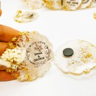 10 Pack Personalized Party Favors For Guests  Handmade Resin Fridge Magnets