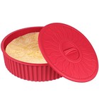 Nonstick Silicone Tortilla Warmer - 10  Taco Storage Holder With Lid  Bpa Free 