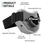 Fishing Belt Fight Belt - Adjustable Aluminum carbon Fiber Waist Fighting Bel   