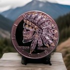 Hobo Nickel Hand Carved Original By J m Tarantula Kennedy As Slaughtered Nations