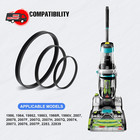 Vacuum Belt Set For Bissell Proheat 2x Revolution Pet Pro Carpet Cleaner  Fits M