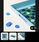Kate Spade Target Melamine 2 In 1 Checkers Board Game   Serving Tray      New     