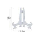 12pcs Plastic Picture Photo Frame Plate Easel Mirror Display Stand Holders Decor