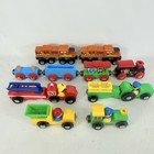 Thomas   Brio Compatible Unbranded Magnetic Wooden Train Engines Cars Lot Of 12