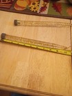 Vintage Acrylic Lucite Mcm Clear gold Stars Candles Pair