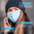 Serenelife 1000 Pcs  Disposable Face Masks-for Dust Covering  for Adults 