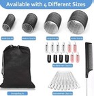 50piece Hair Rollers Set self Grip Hair Curlers For Long Medium Short Hair  6 Ju
