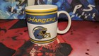 Vintage San Diego Chargers Russ Coffee Mug Cup White Nfl Football Ceramic