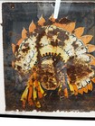 Vintage Original Chief Paints Tin Metal Sign Very Rusty