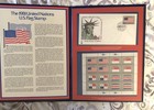 United States Flag Stamp First Day Issue Cover And Mint Sheet Un Series Lot Of 2