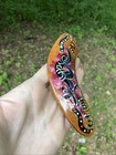 Australian Souvenir Boomerang Hand Painted Wooden Handmade B10