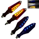 Motorcycle Turn Signal Lights  Led Arrow-shaped Indicator With Yellow 4 Pcs Red