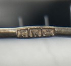 Antique Islamic Silver Filigree Brooch Pin Persian Or Arabic Ornate Scroll Vtg