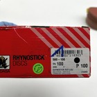 Indasa Rhynostick 500-100 Disc Self Adhesive Solid 5inch Redline P100 100 box