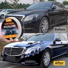 Premium Black Car Wax Dark Paint Polish Mirror Shine Uv Protection Long Lasting