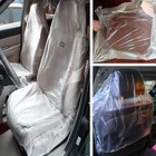  Car Disposable Plastic Seat Covers Vehicle Protector Mechanic Valet Pet 100pcs