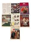 Lot Of 7 Vintage 60s   80s Columbia Minerva   Craft Pattern Books     Ponchos 