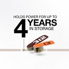 Energizer Hearing Aid Batteries Size 10  Yellow Tab  8 Pack