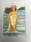 Vintage 1989 Hawaiian Diana Hansen-young Fine Art Collectible Mini-print