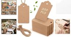 Charming 300pcs Brown Kraft Gift Tags With Pre-punched Holes For Quick Labeling