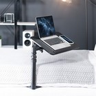 Sidekiix Overbed Table With Under Mattress Support  Adjustable Tray