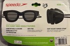 Speedo Sunglass Style Swim Goggles Black Uv Protection 3-6 Y Kids New