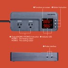 Inkbird Temperature Controller Outlets Thermostat Itc-608t Dual Sensor Stage Fan