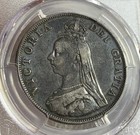 Great Britain Silver Coin 1887 England Victoria Dbl Florin Pcgs Vf25
